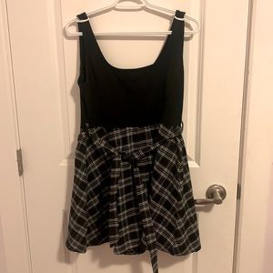 Plaid Flare Dress.